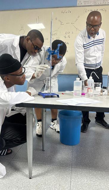 Students studying at Thekwini Matric Learning Centre